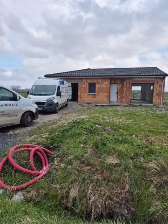 Réalisation d'un planchant chauffant à Saint Pont, Saint-Pourçain-sur-Sioule, Mension Pasquet