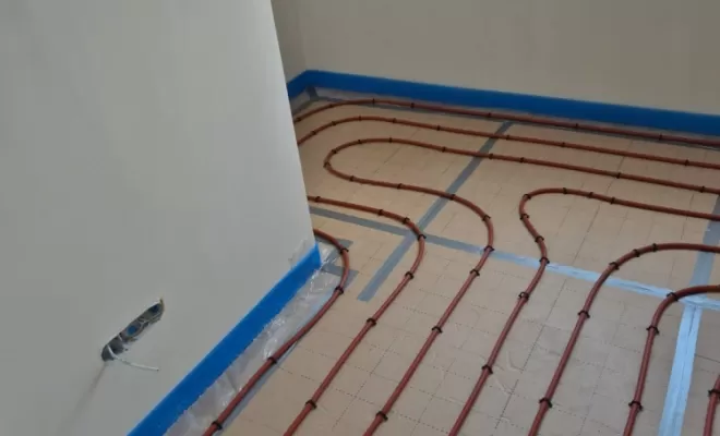 Réalisation d'un planchant chauffant à Saint Pont, Saint-Pourçain-sur-Sioule, Mension Pasquet