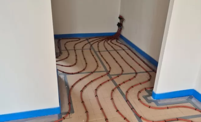 Réalisation d'un planchant chauffant à Saint Pont, Saint-Pourçain-sur-Sioule, Mension Pasquet